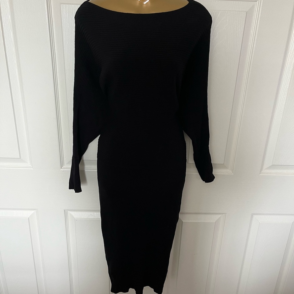 Black Express off the shoulder dress